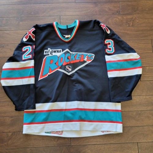 Kelowna Rockets Game Worn #23 Black Jersey Size 52 | Kelowna Rockets Shop