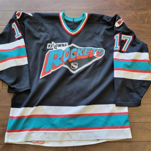 Kelowna Rockets Game Worn #17 Black Jersey Size 54 | Kelowna Rockets Shop